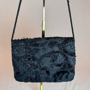 black vintage shoulder bag